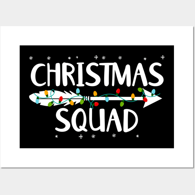 Merry Christmas Squad Wall Art by Soema